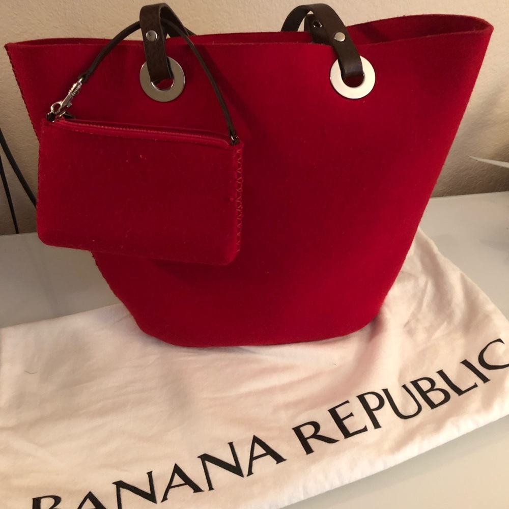 Banana Republic Red Bag